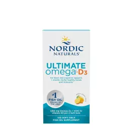   Nordic Naturals Ultimate Omega-D3 (120 Lágykapszula, Citrom)