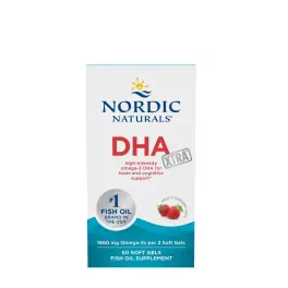 Nordic Naturals DHA Xtra (60 Lágykapszula, Eper)
