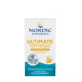  Nordic Naturals Ultimate Omega in Fish Gelatin -Ultimate Omega Halzselatinban (60 Lágykapszula, Citrom)