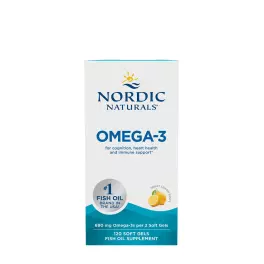 Nordic Naturals Omega-3 (120 Lágykapszula, Citrom)