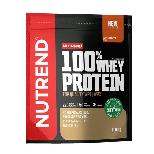 Nutrend 100% Whey Protein (1000 g, Karamell Latte)