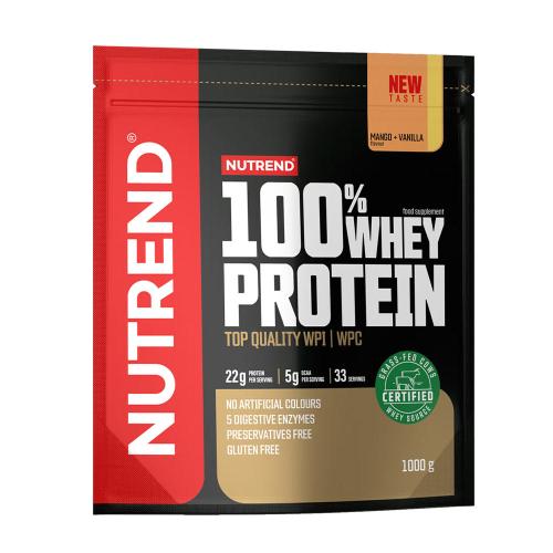 Nutrend 100% Whey Protein (1000 g, Mangó és vanília)
