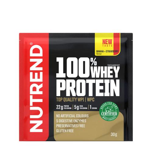 Nutrend 100% Whey Protein (30 g, Banán és eper)
