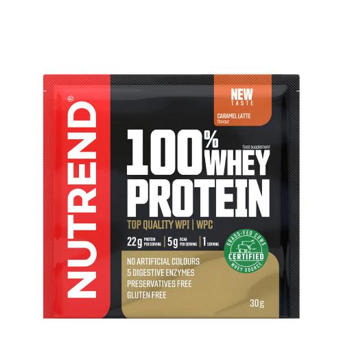 Nutrend 100% Whey Protein (30 g, Karamell Latte)