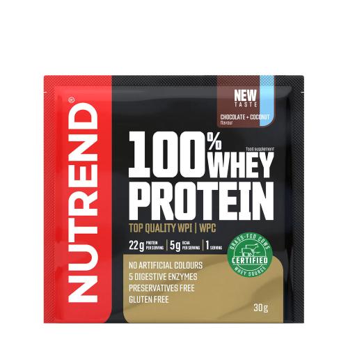 Nutrend 100% Whey Protein (30 g, Csokoládés Kókusz)