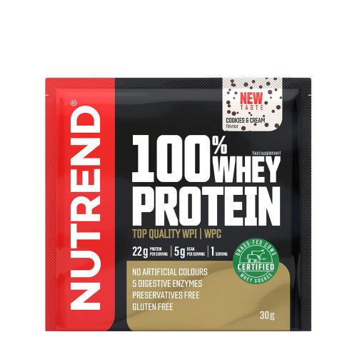 Nutrend 100% Whey Protein (30 g, Csokis Keksz és Krém )