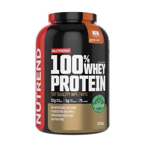 Nutrend 100% Whey Protein (2250 g, Karamell Latte)