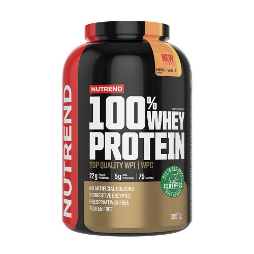 Nutrend 100% Whey Protein (2250 g, Mangó és vanília)