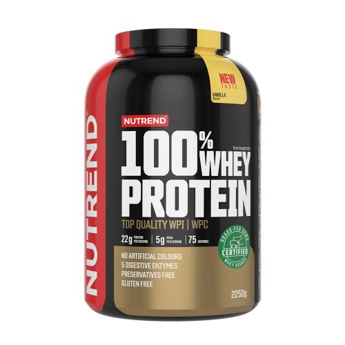 Nutrend 100% Whey Protein (2250 g, Vanília)