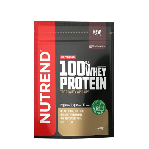 Nutrend 100% Whey Protein (400 g, Csokoládés Brownie)