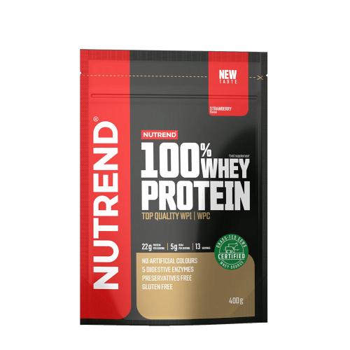 Nutrend 100% Whey Protein (400 g, Eper)