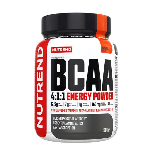 Nutrend BCAA 4:1:1 Energy Powder (500 g, Narancs)