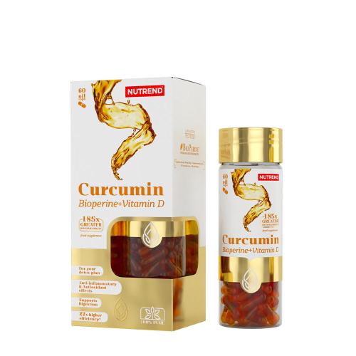 Nutrend Curcumin + Bioperine + Vitamin D (60 Kapszula)