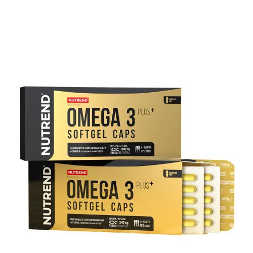 Nutrend Omega 3 Plus Softgel Caps (120 Kapszula)