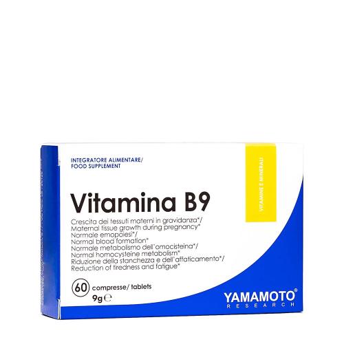 Yamamoto Research Vitamina B9 Acido folico 400 mcg (60 Tabletta)