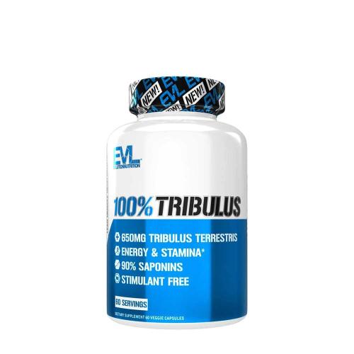 Evlution Nutrition 100% Tribulus - Tesztoszteron Fokozó (60 Veggie Kapszula)