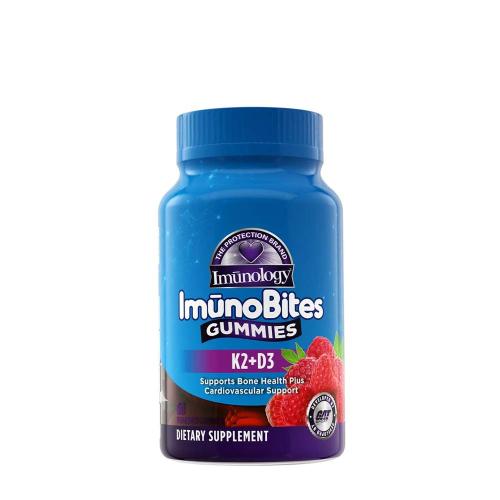 GAT Sport Imunology ImunoBites Gummies K2+D3 - Csontok Egészsége (60 Gumicukor, Málna)