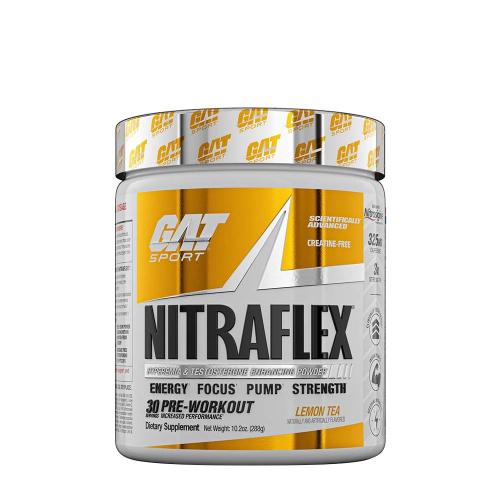 GAT Sport Nitraflex Advanced - Edzés Előtti Energizáló (288 g, Citromos Tea)
