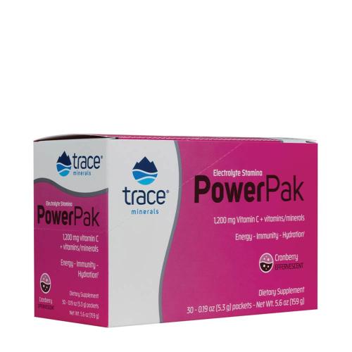Trace Minerals Elektrolitos Energizáló csomag - Electrolyte Stamina Power Pak  (30 Csomag, Áfonya)