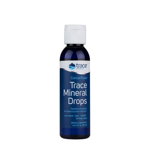 Trace Minerals Folyékony Ásványi Anyagok - ConcenTrace® Trace Mineral Drops (118 ml, Ízesítetlen)