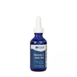   Trace Minerals C-vitamin és Ionizált Cink - Vitamin C + Ionic Zinc (59 ml)