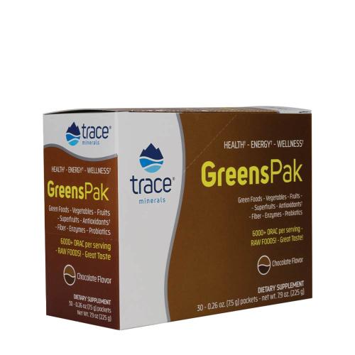 Szuper Tápanyag csomag - Greens Pak  (30 Csomag, Csokoládé)
