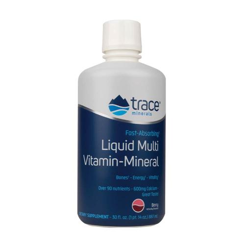 Trace Minerals Folyékony Vitamin és Ásványi Anyag formula - Liquid Vitamin-Mineral  (887 ml, Bogyó)