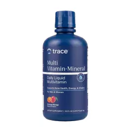   Trace Minerals Folyékony Vitamin és Ásványi Anyag formula - Liquid Vitamin-Mineral  (887 ml, Narancs Mangó)