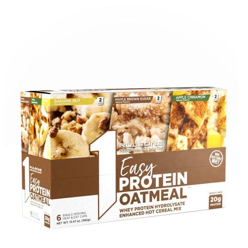 Rule1 Reggeli Zab csomag - Easy Protein Oatmeal Variety Pack (382 g, Vegyes)