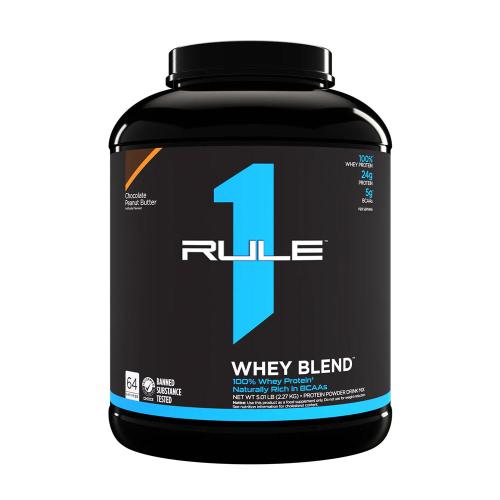 Rule1 Kevert Tejsavófehérje por - Whey Blend  (2270 g, Csokoládés Mogyoróvaj)