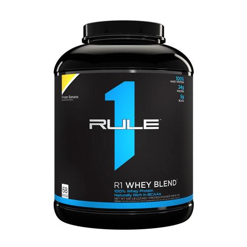 Rule1 Kevert Tejsavófehérje por - Whey Blend  (2210 g, Jeges banán)