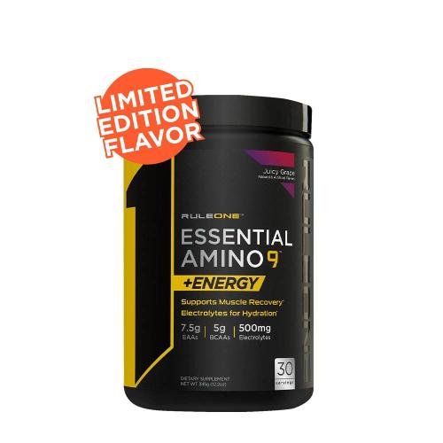 Essential Amino 9 +Energy - Teljesítményfokozó Aminosav Komplex (30 Adag, Lédús szőlő)