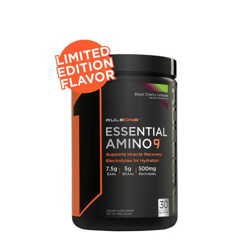 Esszenciális Aminosav por - Essential Amino 9  (30 Adag, Fekete cseresznye limonádé)