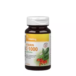   Vitaking Folyamatos Felszívódású C-vitamin 1000 mg tabletta Csipkebogyóval (60 Tabletta)