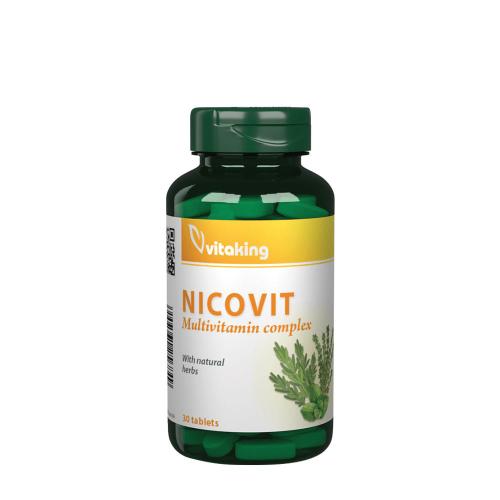 Vitaking Nicovit Komplex Vitamin tabletta Dohányzóknak (30 Tabletta)