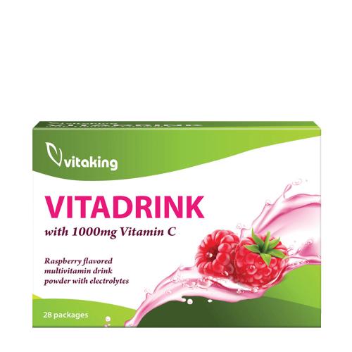 Vitaking Vitadrink Vitaminos Ital (28 Csomag, Málna)