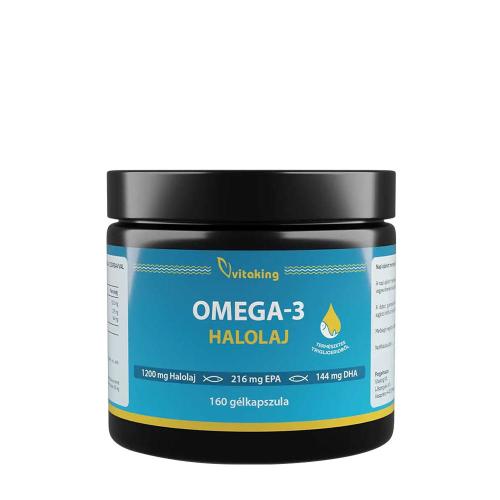 Vitaking Triglycerides in fish oil capsules 1200 mg - Omega 3 (160 gélkapszula)