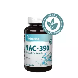 Vitaking NAC-390 (N-acetil-L-cisztein) 390 mg (120 Kapszula)