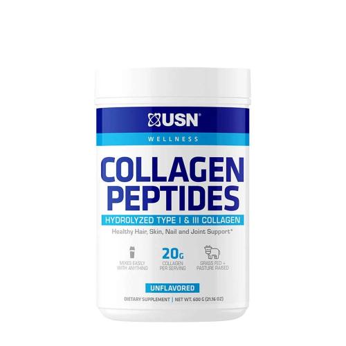 USN Kollagén Peptid por - Vibrance Collagen Peptides  (600 g, Ízesítetlen)