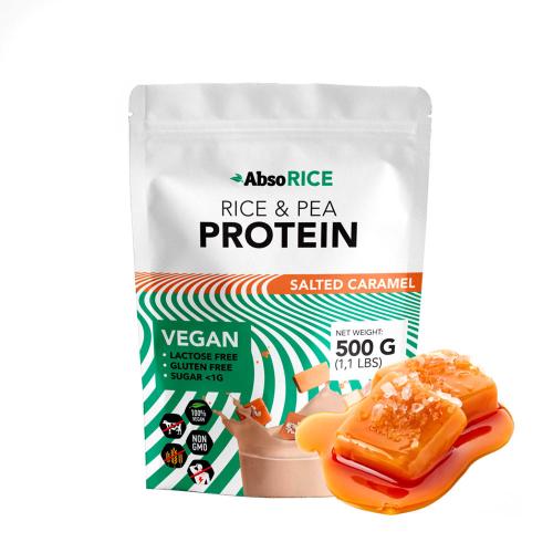 AbsoRICE AbsoRICE protein - vegán fehérjepor (500 g, Sós Karamella)