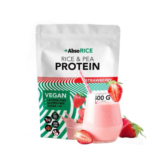 AbsoRICE AbsoRICE protein - vegán fehérjepor (500 g, Eper)