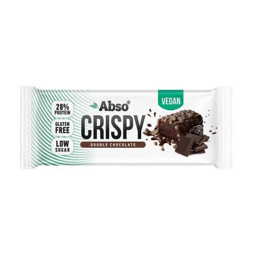 AbsoRICE Abso Crispy Bar - Vegán Fehérjeszelet (50 g, Dupla Csokoládé)