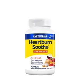   Enzymedica Heartburn Soothe Chewable - Gyomorégést Enyhítő Rágótabletta (90 Rágótabletta, Narancs – Vanília)