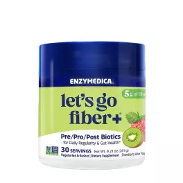   Enzymedica Let’s Go Fiber+ Strawberry Kiwi - Let's Go Rost + Eper-Kivi (30 Adag)