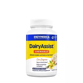   Enzymedica DairyAssist® Rágótabletta (60 Rágótabletta, Vanília)