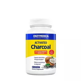 Enzymedica Activated Charcoal - Aktív Szén (60 Kapszula)