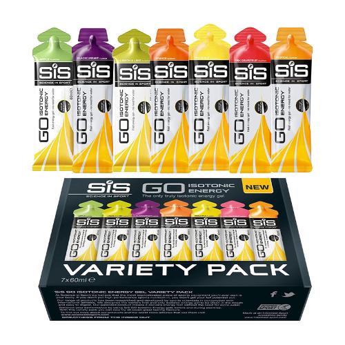 Science in Sport Gel Variety Pack - Izotóniás Energiagélek Több Ízben (7 x 60 ml, Többféle)
