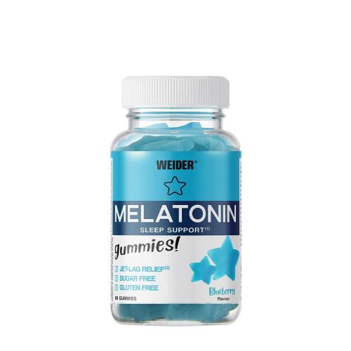 Weider Melatonin, Blueberry - 60 gummies (60 Gumicukor, Kékáfonya)