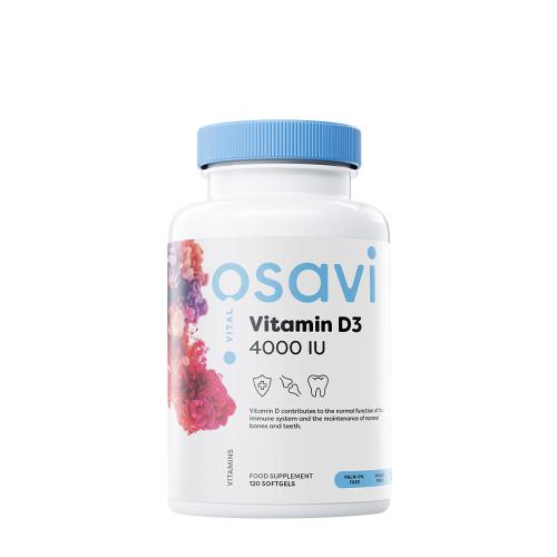Osavi Vitamin D3 4000 NE (120 Lágykapszula)