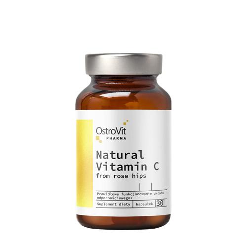 OstroVit Pharma Natural Vitamin C from Rose Hips (30 Kapszula)